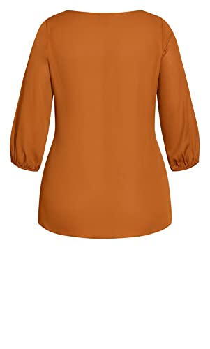 City Chic Women's Apparel Women's City Chic Plus Size Top Sexy Fling E/S - Image 3