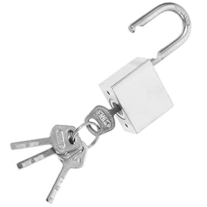 Angoily BM5042 Silver Keyed Padlock