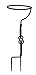 Evergreen Wrought Iron Gazing Ball Stand