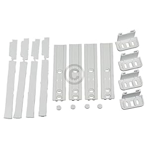 DL-pro Deurmontageset voor sleepdeur voor Bauknecht Whirlpool Ignis 481231019131 voor koelkast vriezer vriezer combinatie