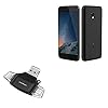 BoxWave Smart Gadget Compatible with Hot Pepper Poblano VLE5 – AllReader SD Card Reader, microSD Card Reader SD Compact USB – Jet Black