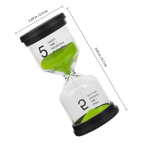 Minuteur de sable en verre ornement décoratif haut de gamme pour bureau - 3