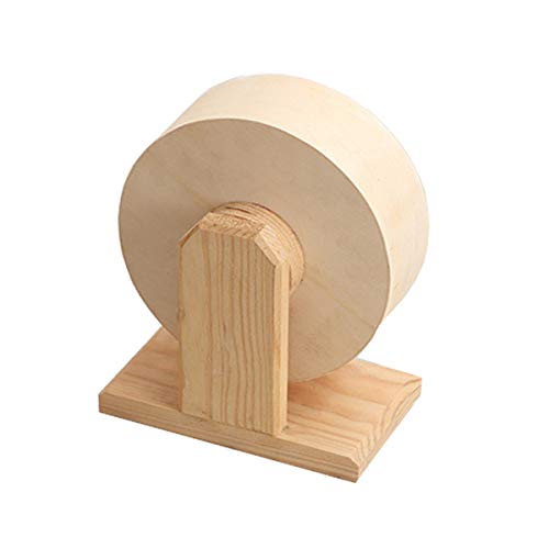 Small Pets Exercise Wheel Hamster Wooden Mute Running Spinner Wheel Play Toy for Rat Gerbil Mice Chinchillas Hedgehogs… - Image 5