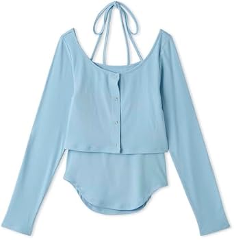 Amazon | [リリーブラウン] カーデセットホルターキャミトップス