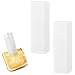 2Pcs Plastic Butter Dispenser - Sticks & Corn Butter Holder, Keeper for Baking Dishes, Toast & Waffles