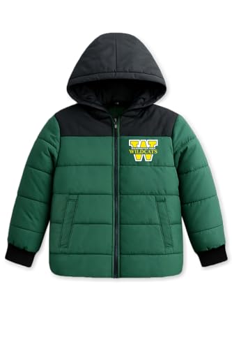 Image of Trampoline Kids Colorblock Puffer Jacket with 2 Front Pockets