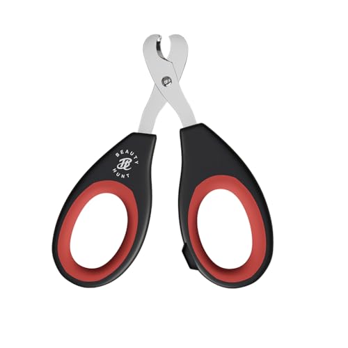 BeautyHunt Puppy Nail Clippers guinea pig nail clippers kitten nail clippers Pet Claw Trimmers Scissors for Rabbits Birds Tiny Dogs Gerbils and Hamsters | Stainless Steel