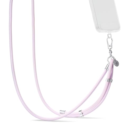 Image of PopSockets Crossbody Phone Strap & Lanyard, Purple - Lilac