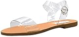 Steve Madden Women's Donddi Sandal, Clear, 8.5 M US