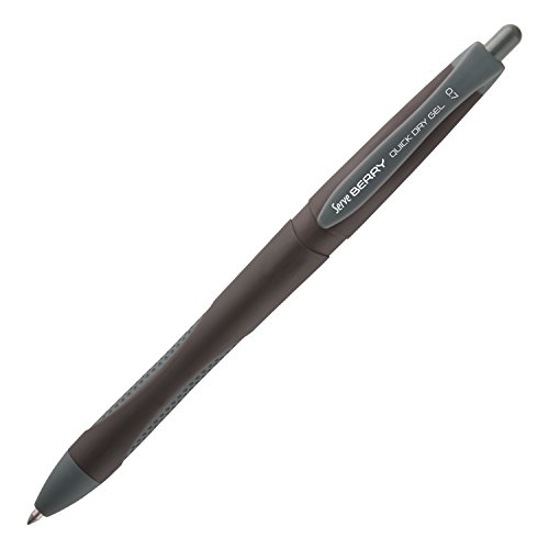 Bolígrafo Gel Secado Rápido Serve Berry 12 piezas Negro miniatura 2