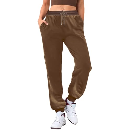 Women's Fleece Sweatpants Loose Fit Drawstring Elastic Waist Casual Lounge Pants Soft Warm Winter Comfort2