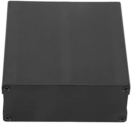 Project Box Aluminum Printed Circuit Board Instrument Box Enclosure Electronic Project Case Heat-Dissipating 40 x 97 x 100mm Matte Black