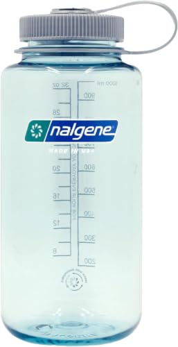 Image of Nalgene 32 oz Wide Mouth Water Bottle | BPA-Free, Durable & Leak Proof, Lightweight Bottle for Hiking & Gym, Work & Travel