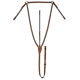 Paris Tack English Breastplate with Removable Standing Attachment – One-Year Warranty