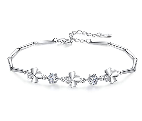 Glücksarmband Damen Silber 925,Glücksbringer Armband Damen,Armbänder Damen,Wunscharmband,Frauenarmband,Du Schaffst Das Glücksbringer,Geschenk für Gute Freundin,Frauen Geschenk Geburtstag Cover