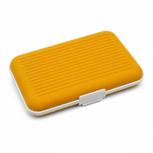 Image of Rohans Silicone Credit Card Holder and Wallet Purse, Protection All Around with Rubber Finish (Yellow)