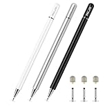 ELZO Stylus Pens for Touch Screen, 2 in 1 Universal Stylus, High Sensitivity Surface Pen with Extra 6 Tips, for All Tablet Touch Screens iPhone iPad Pro Android Tablets Chromebook