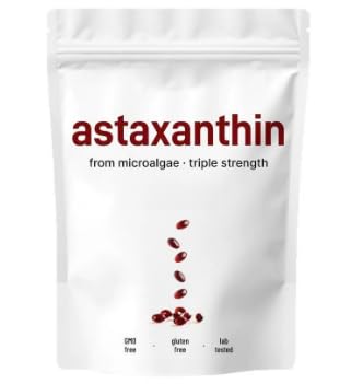 Micro Ingredienti Astaxantina | Integratori antiossidanti di astaxantina premium | Tripla forza, facile da deglutire | l'astaxantina vale la pena