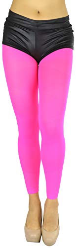 Image of ToBeInStyle Women's Opaque Ankle Long Nylon Footless Fun Tights Pantyhose