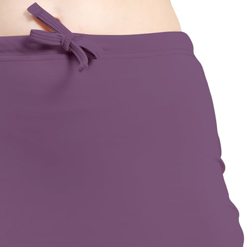 Image of Amazon Brand - Anarva Women Cotton Blended Saree Shapewear Regular Petticoat Skirt For Saree