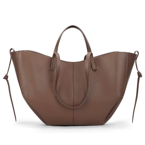 Juoxeepy Faux Leather Tote Bag Work Bag for Women Trendy Handbag Purse Fall Shoulder Bags with Magnetic Closure
