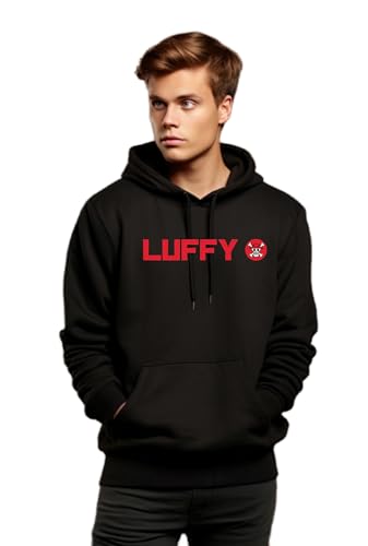 Image of Be Crazy Anime Printed Black Hoodie /Graphic Printed Hoodie /Hoodie for Men & Women /Warm Hoodie /Unisex Hoodie