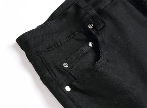 Men Casual Cotton Straight Denim Pants Baggy Jeans Trousers Pantalones3