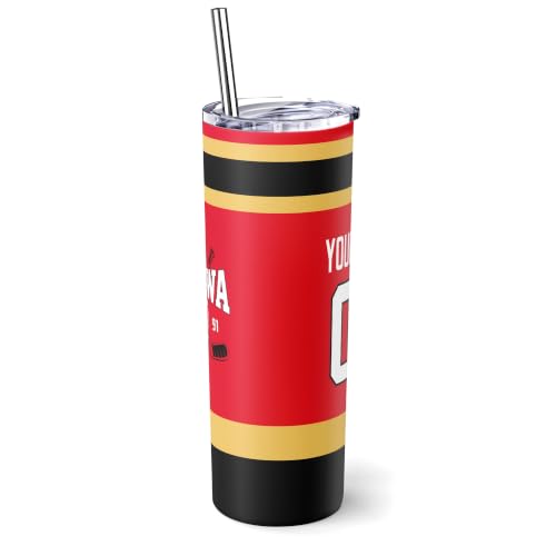 Image of ANTKING Ottawa Tumbler 20oz Travel Mug Custom Name Number Gifts | Stainless Steel Insulated Coffee Cup for Men Women