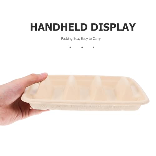 Platos desechables resistentes para tacos y burritos 50 uds 4