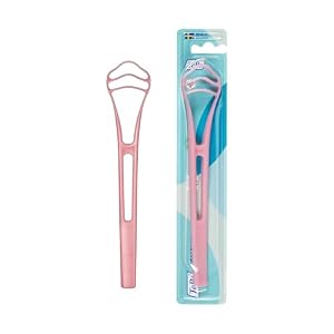 TePe Tongue Cleaner, 1pc, Tongue Scraper to Prevent Bad Breath and Remove Bacteria, Easy to Reach far into Mouth, Improves Oral Health