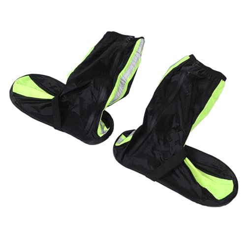 Protector de botas no resbaladizo Happyyami, 1 par, ligero, impermeable, para deportes al aire libre y ciclismo, diseño resistente y duradero, color negro miniatura 1