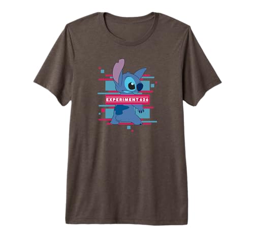 T-shirt Disney Stitch 626 Identity Premium en coton peigné