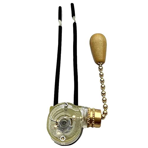 Image of HomeSoGood Ceiling Fan Light Switch,Pull Chain Switch Control 3A /220V-250V Cord Switch Replacement Pull Chain Switch 4Pack