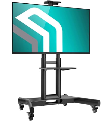 ONKRON Mobile TV Stand on Wheels (TS1551-B)
