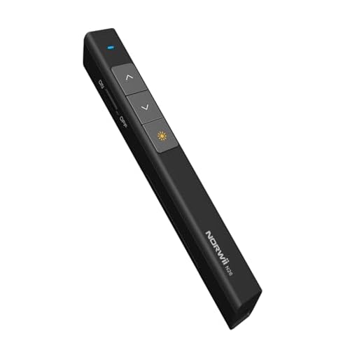 KNORVAY/NORWII N26 300FT Presentation Clicker Wireless Presenter Remote PowerPoint Clicker Presentation Remote, 2.4GHz Presentation Pointer Presenter PPT Clicker for Mac, Keynote, Laptop, Google Slide