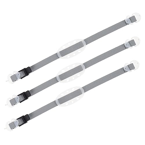 OKUMEYR 3 Pack of Universal Helmet Chin Straps Wear-resistant for Construction Soft Comfortable for