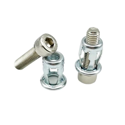 Écrou à expansion à pétales M4 rivet pour mur creux tôle acier x10