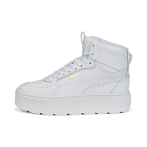 PUMA Womens Karmen Rebelle High Sneakers Shoes Casual - White