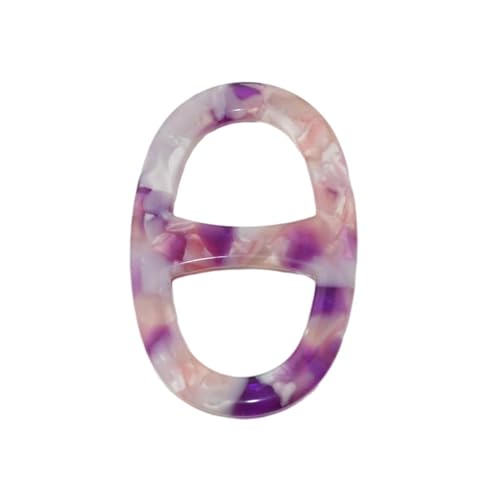 CLALOC Zuurplaten zijden sjaal hoekgesp binnen 25 mm hars gesp zijden sjaal ring clip taille gesp T-shirt stropdasspeldjes voor vrouwen