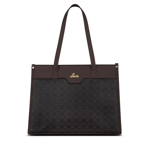 Image of Lavie Women's Mono Nina Box Satchel Bag | Satchel Handbag for Work | Ladies Purse | Stylish Shoulder Bag | Gift for Women