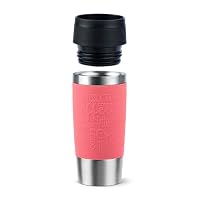 Emsa Travel Mug 360ml Classic Isolierbecher, Thermokaffeebecher to go, Komfort-Schraubverschluss, Edelstahl, 4h heiß und 8h kalt, dicht, spülmaschinenfest, 360°-Trinköffnung, koralle, N20209 – Ansicht 6