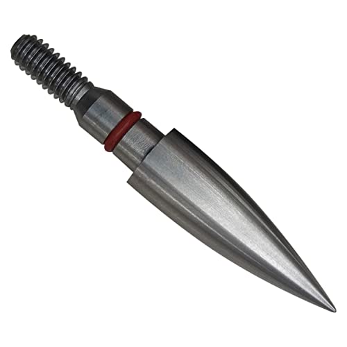 Stainless Steel Archery Field Points,9/32″ 19/64″ 5/16″ 11/32″ Diameter 100/125/150/175/200/250/300 Grains,Screw In Archery Field Tips(1 Dozen 12Pcs) (5/16″-125Grains) #TOP4