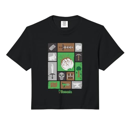 Terraria Hoodie: Icon Puzzle Comfort Colors Crop Top