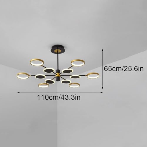 Lustre LED à intensité variable pour corriger l'éclairage du salon - 8