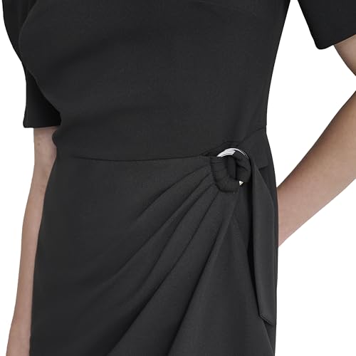 Image of DKNY Women's Short Sleeve Mini Sheath Dress