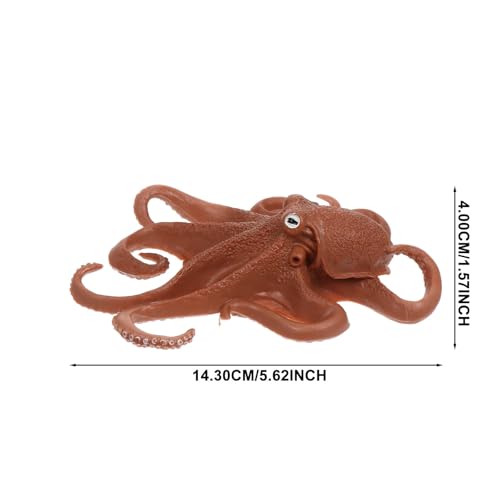 Image of Toyvian Octopus Aquarium Ornament Octopus Figure Fish Tank Landscape Decor Artificial Sea Life Decoration