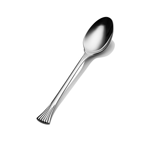 Bon Chef S2804 Stainless Steel 18/8 Mimosa Table Serving Spoon, 9-3/16