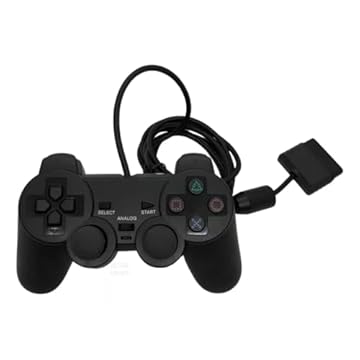 Controle Ps2 Para Play 1 e Play 2 Ps2 Compativel Joystick Dualshock - SANTELETRO
