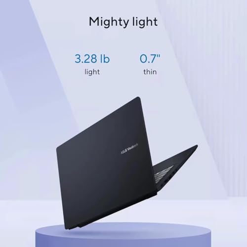 Image of ASUS Vivobook 14 inch FHD+ Laptop Copilot+ PC |Snapdragon X X1-26-100 |Qualcomm Adreno Graphics|Camera|Blue| 16GB RAM DDR5 | 512GB SSD | Windows 11 Home | Bundle with HDMI Cable