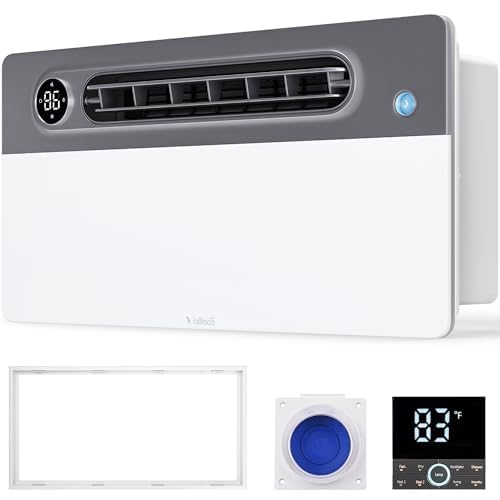 Bathroom Fan with Light and 1900W Heater, 180 CFM Ventilation, Remote Control,Quiet Exhaust, 4-in-1 Design for Heating, Lighting, Ventilation & Air Circulation for Comfort in Any Season